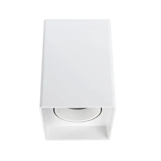  Spot Encastré GU10 Carré Blanc Ø8